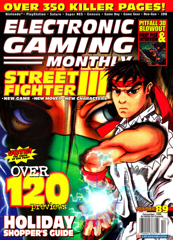 Electronic Gaming Monthly Issue 89 (December 1996) cover